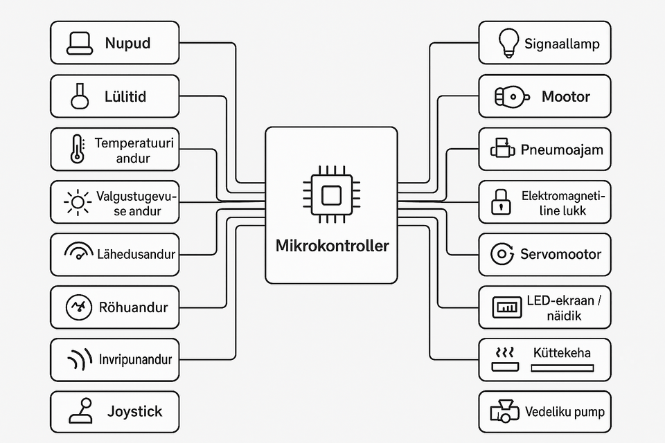 Sisendite ja v�ljundite p�him�tteskeem