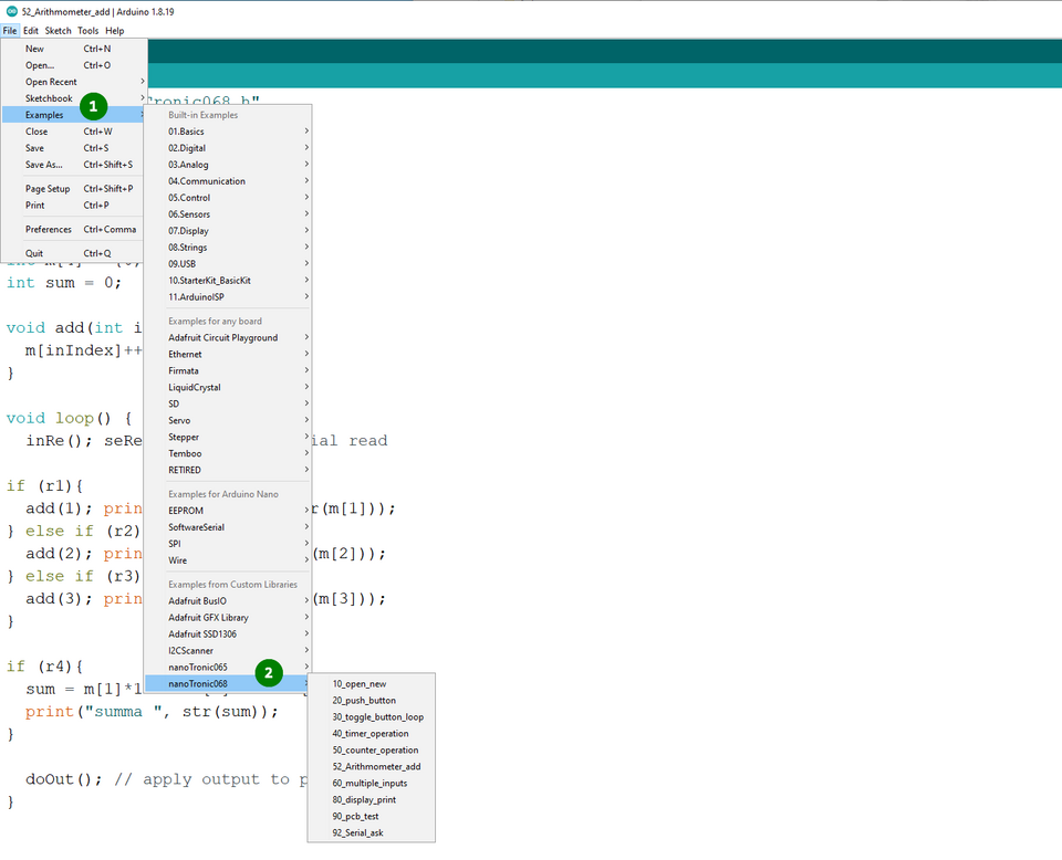 nanoTronic 0.68 versiooni teek