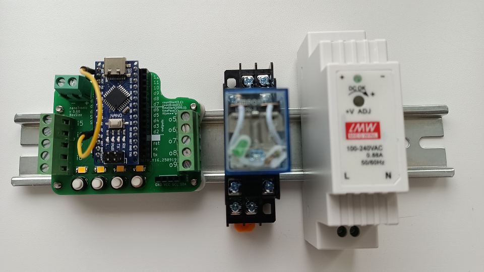 Laiendusplaadi kronstein DIN liistule