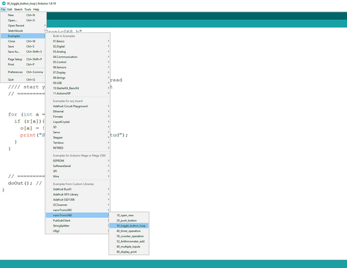 Controllino juhtkonsool, nanoTronicu teegiga