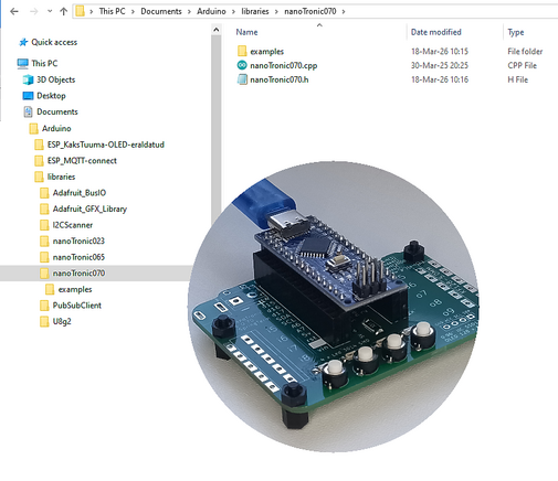 NanoTronic 0.70 versiooni teek