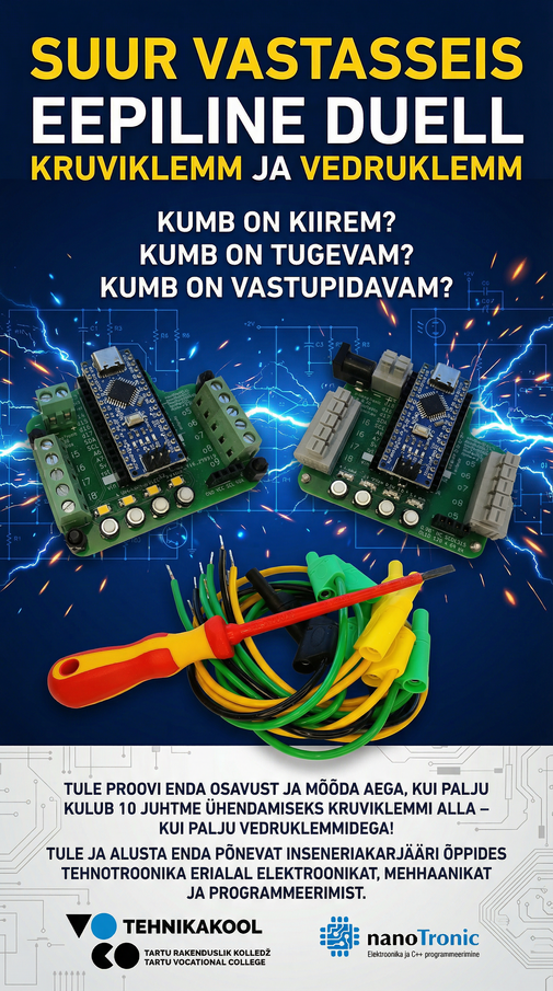 Eepiline duell - kruviklemm vs. vedruklemm