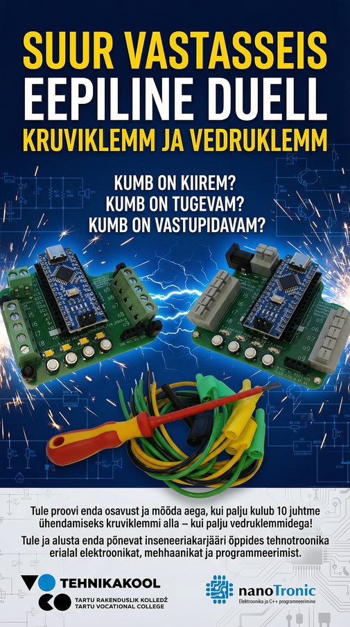 Eepiline duell - kruviklemm vs. vedruklemm