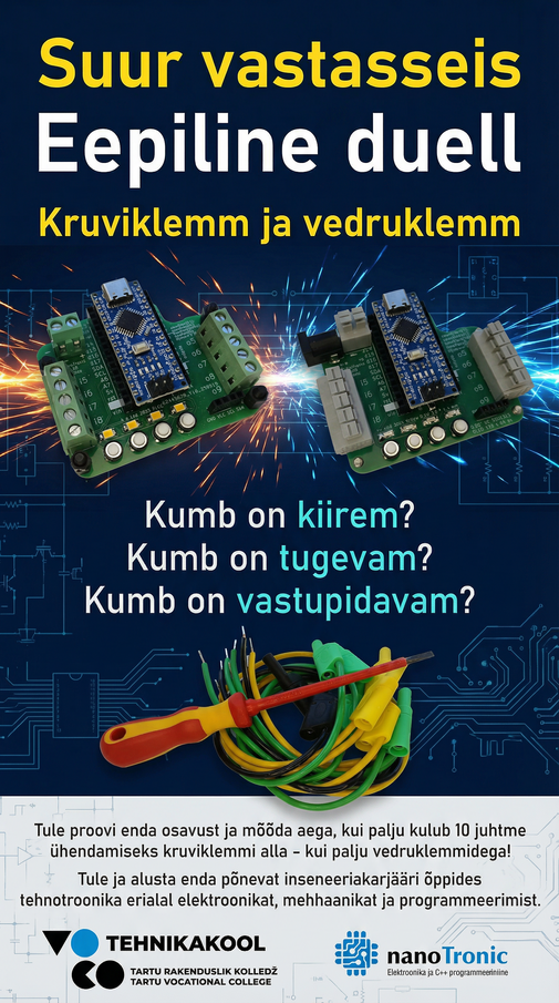 Eepiline duell - kruviklemm vs. vedruklemm